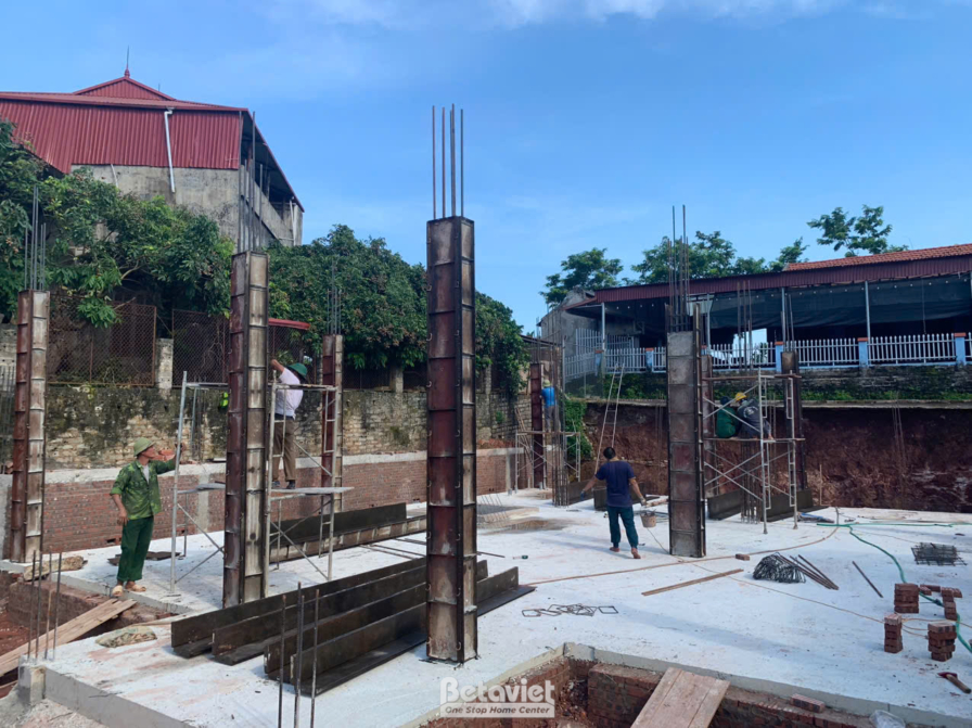 Thi công biệt thự hiện đại TC2009342, giai đoạn thi công phần thô – kết cấu phần thô (2)