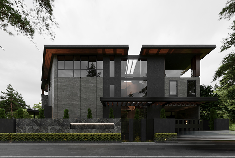 Thiết kế kiến trúc biệt thự 2 tầng Hiện đại Luxury tại Hải Phòng - Betaviet KT25851