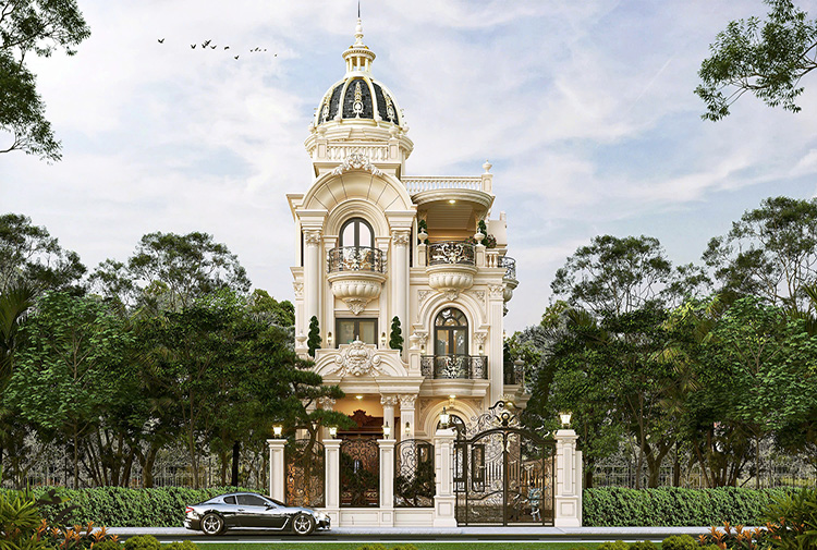 Lâu đài 3 tầng châu Âu tại Hưng Yên 450m² — KT2009396 Betaviet