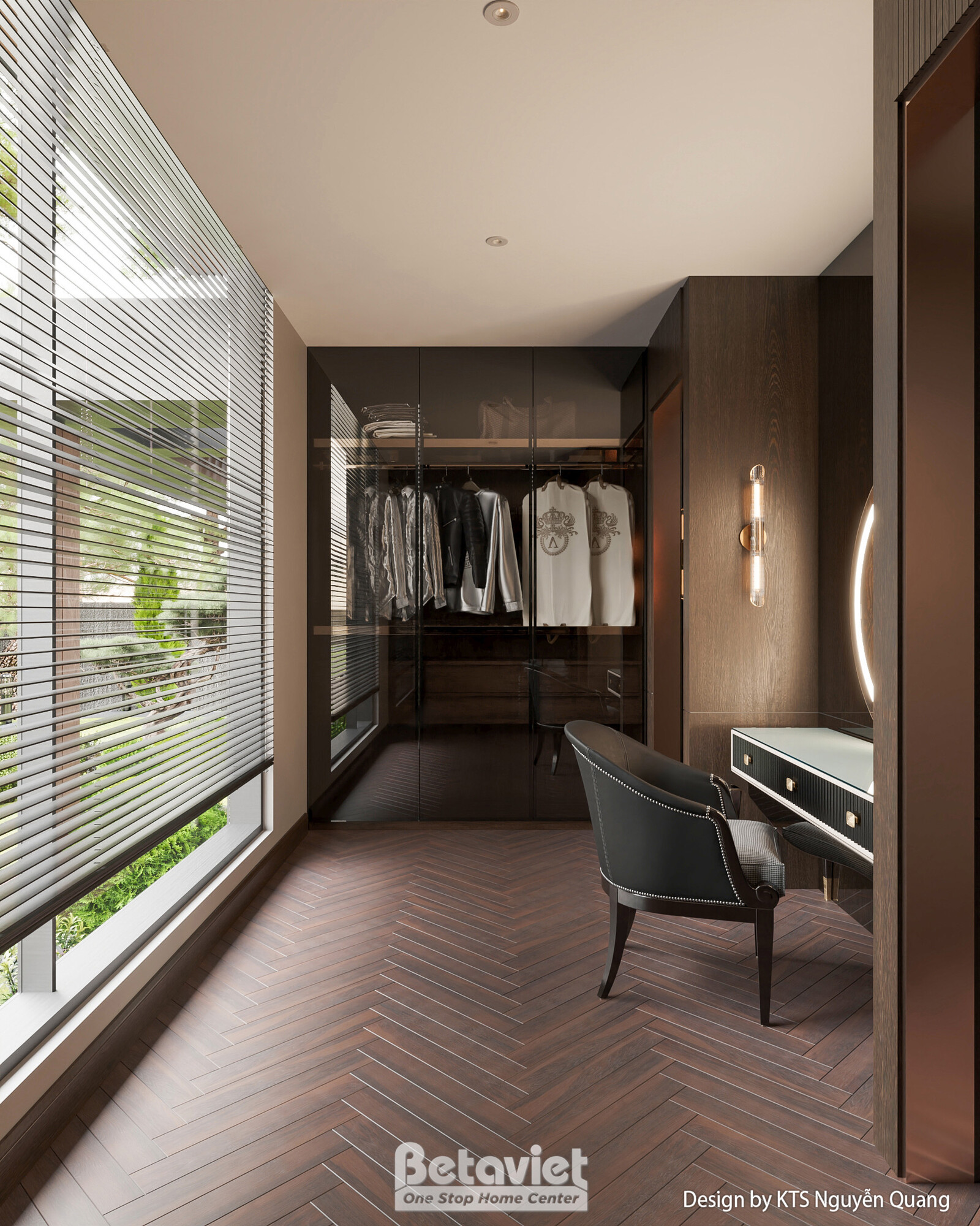 Nội thất phòng ngủ biệt thự hiện đại luxury NT25852 – góc nhìn 9
