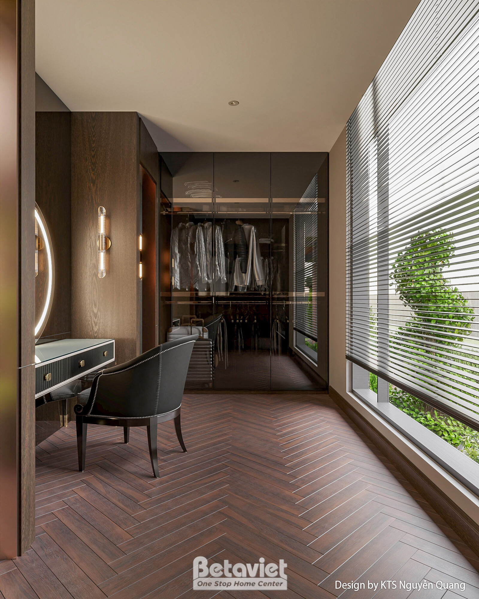 Nội thất phòng ngủ biệt thự hiện đại luxury NT25852 – góc nhìn 8