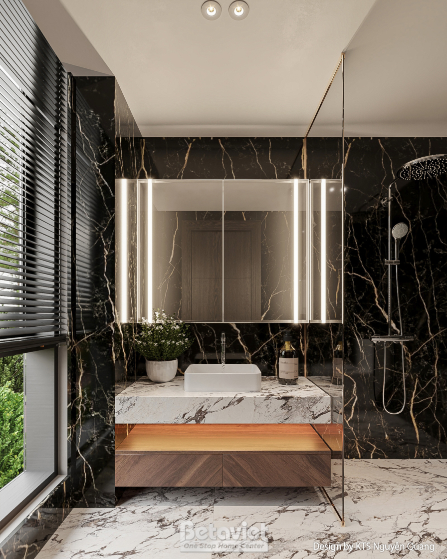 Nội thất phòng tắm biệt thự hiện đại luxury NT25852 – góc nhìn 12