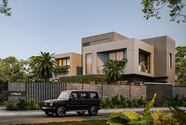 Biệt thự 2 tầng hiện đại mái lệch 400m² tại Hải Phòng — Betaviet KT25865