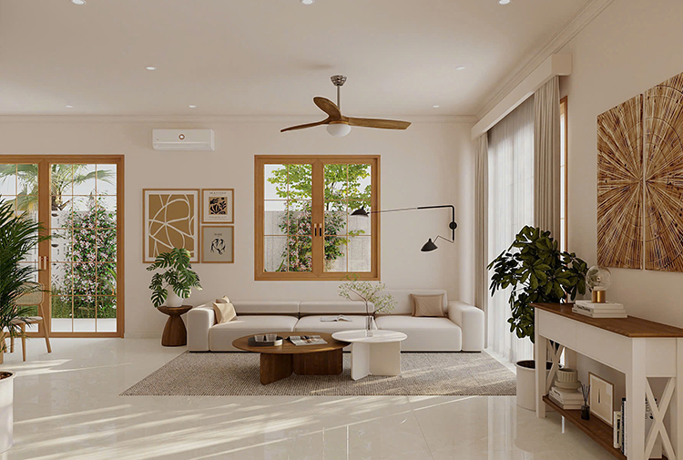 Nội thất nhà phố hiện đại Hà Nội 300m2 - Betaviet