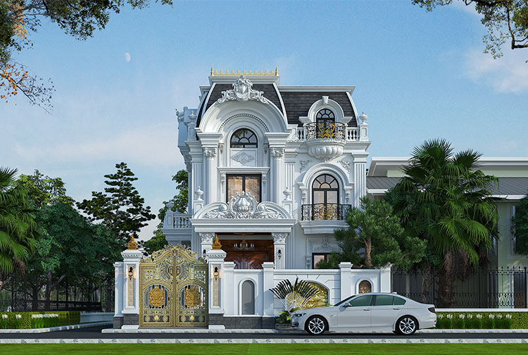 Biệt thự 3 tầng tân cổ điển tại Hà Nội KT5004670 - Betaviet