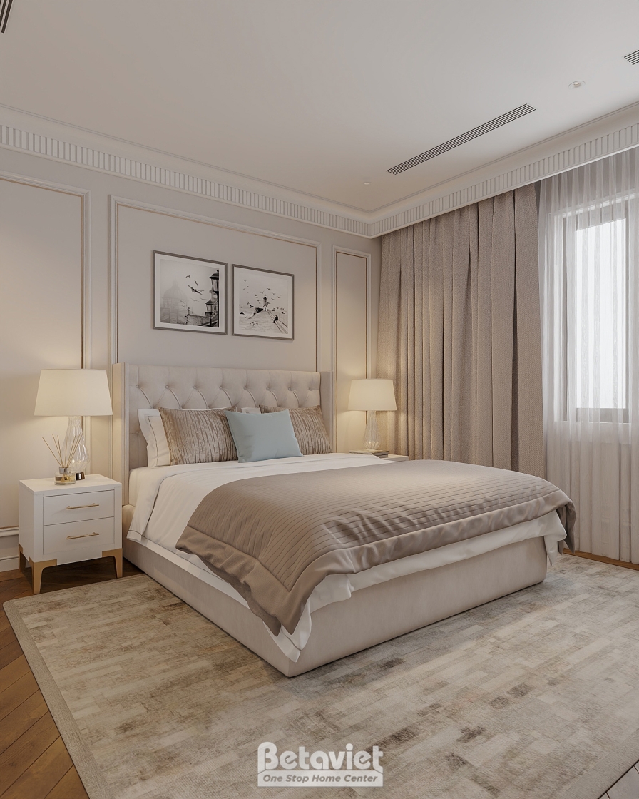 Nội thất phòng ngủ biệt thự hiện đại NT5500345 – góc nhìn 3