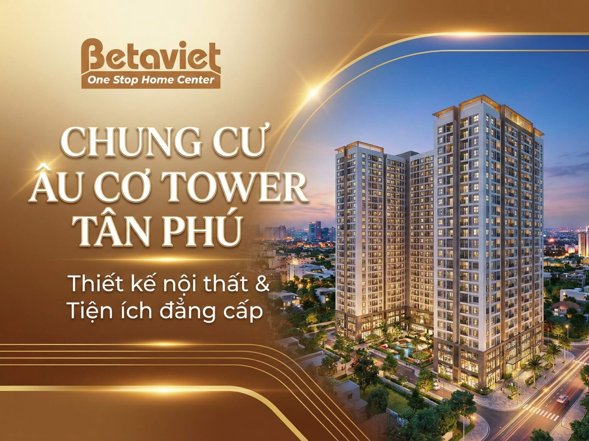 Chung Cư Âu Cơ Tower Tân Phú: Review Chi Tiết & Ý Tưởng Thiết Kế Nội Thất 2026