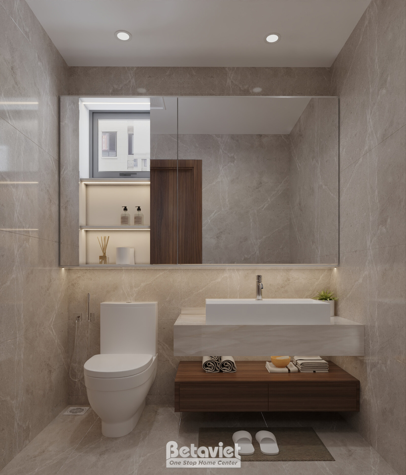 Nội thất phòng tắm biệt thự hiện đại NT2008871 – góc nhìn 8