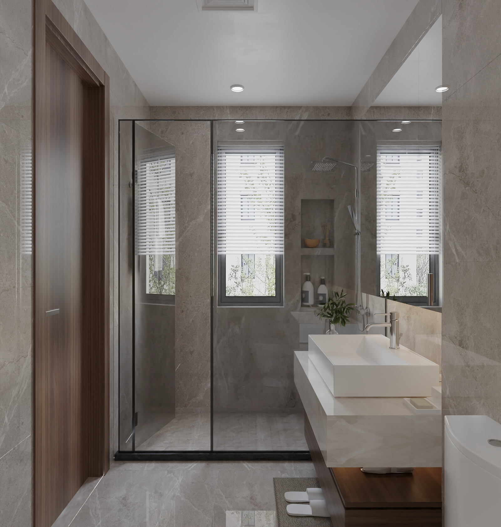 Nội thất phòng tắm biệt thự hiện đại NT2008871 – góc nhìn 6