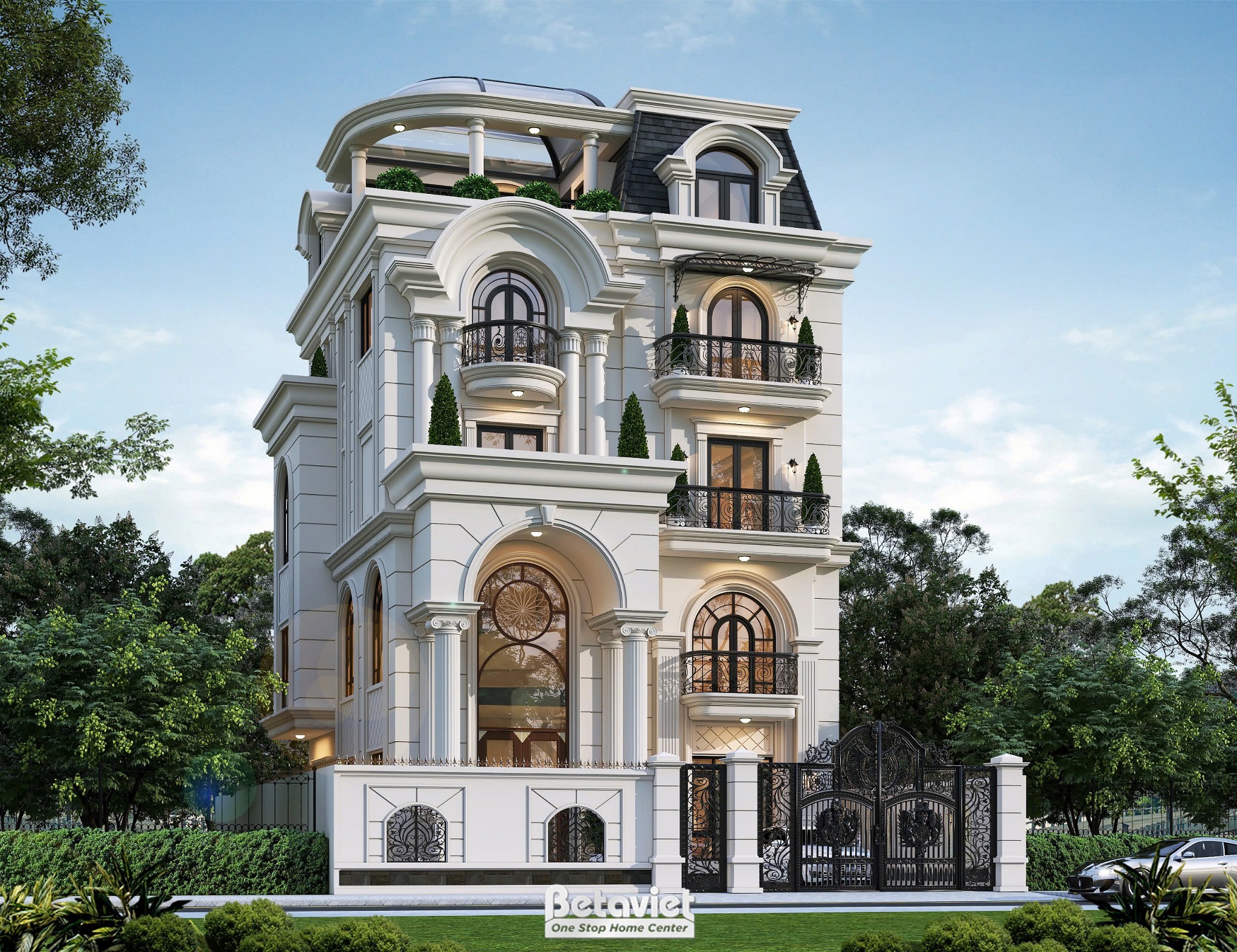 Biệt thự tân cổ điển 3 tầng tại Hà Nam KT2009542 — Betaviet