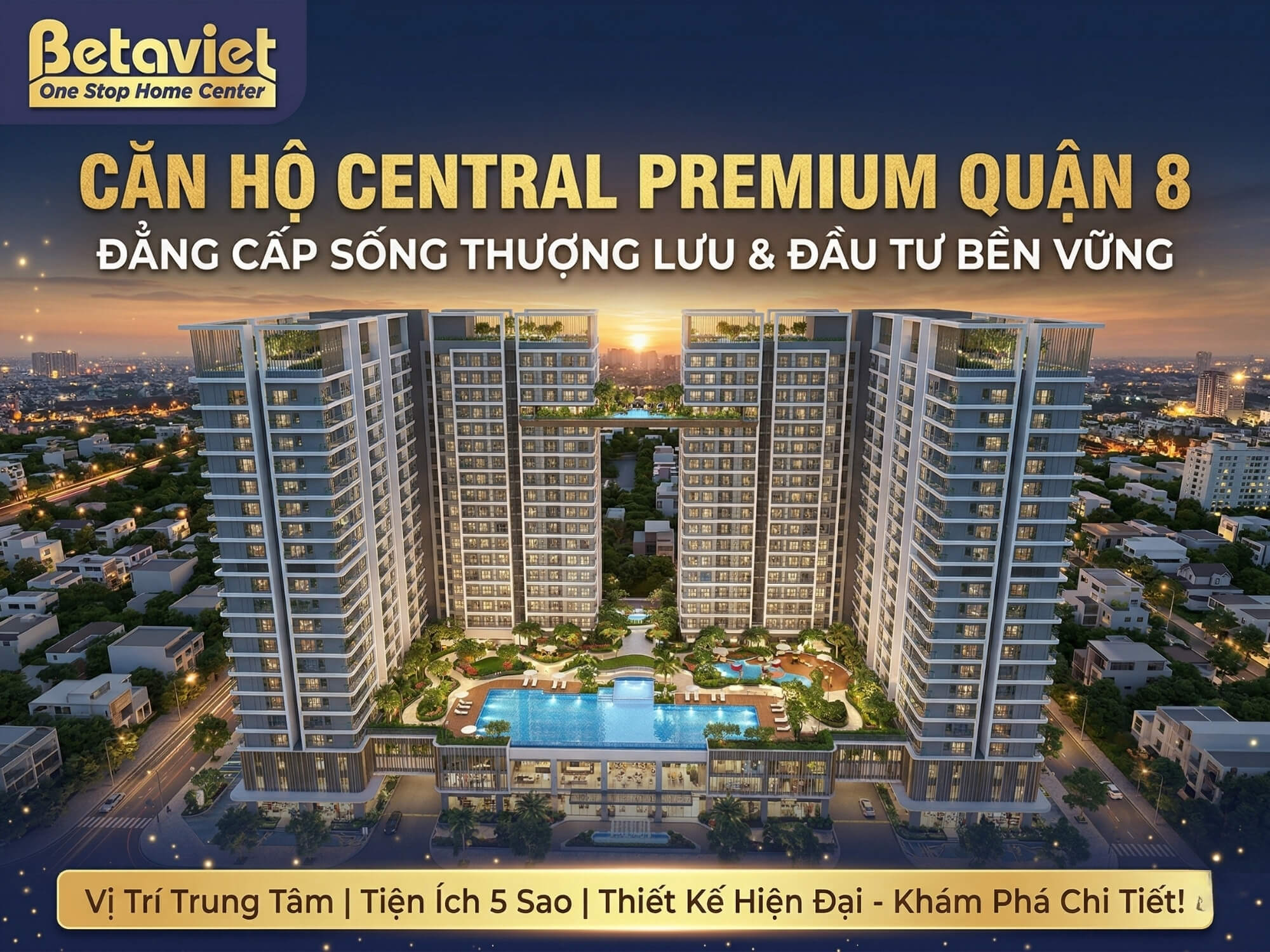 Căn Hộ Chung Cư Central Premium Quận 8: Vị Trí, Layout & Giá 2026