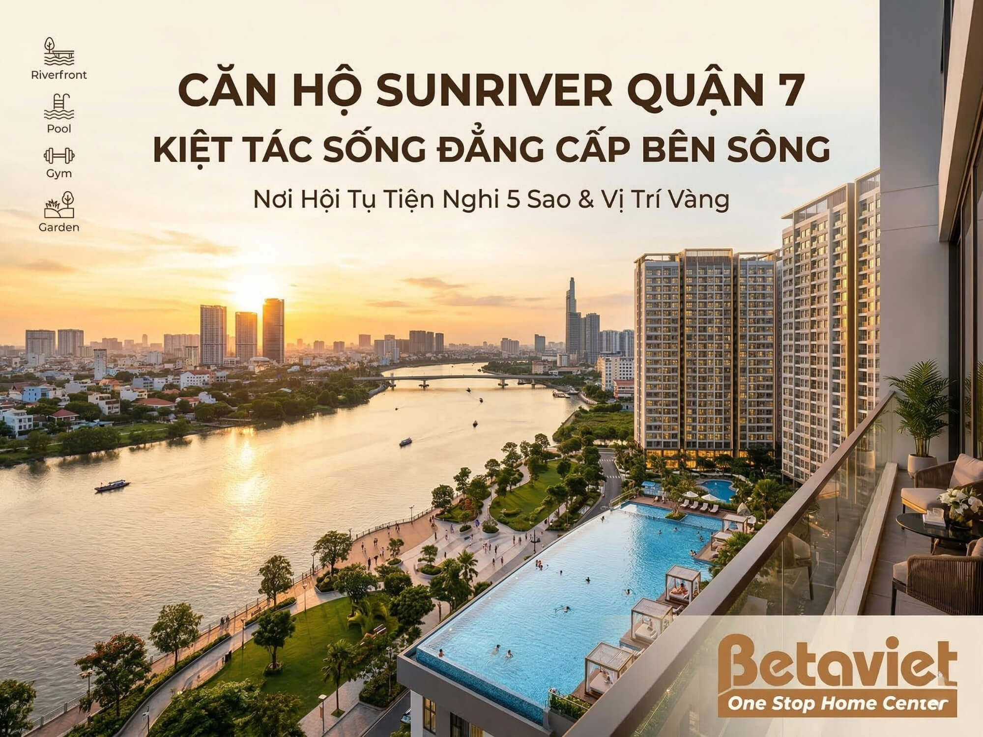 Căn Hộ Chung Cư Sunriver Quận 7: Review Vị Trí, Giá & Nội Thất 2026