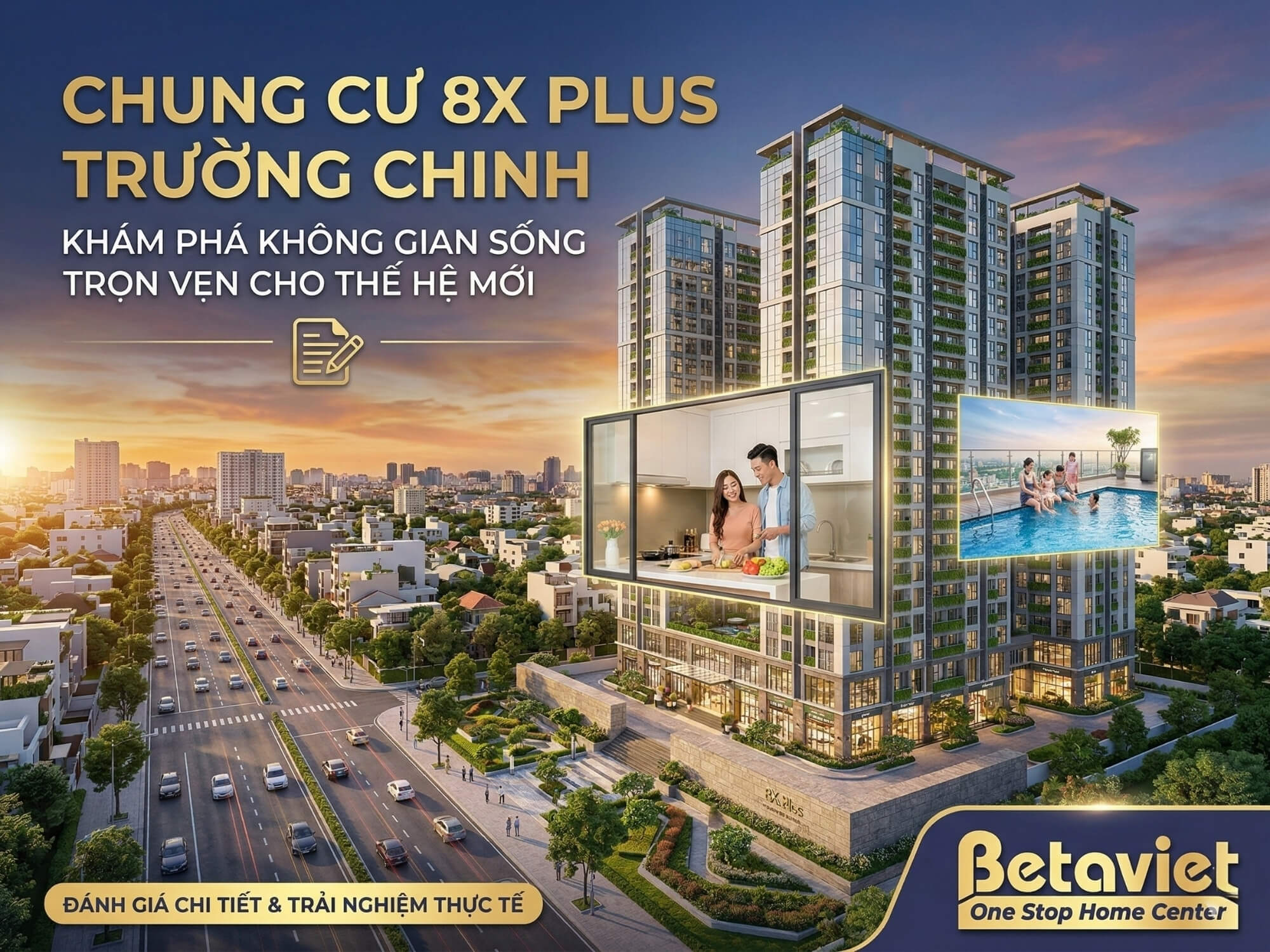 Chung Cư 8X Plus Trường Chinh: Review Chi Tiết Giá Bán & Thiết Kế 2026