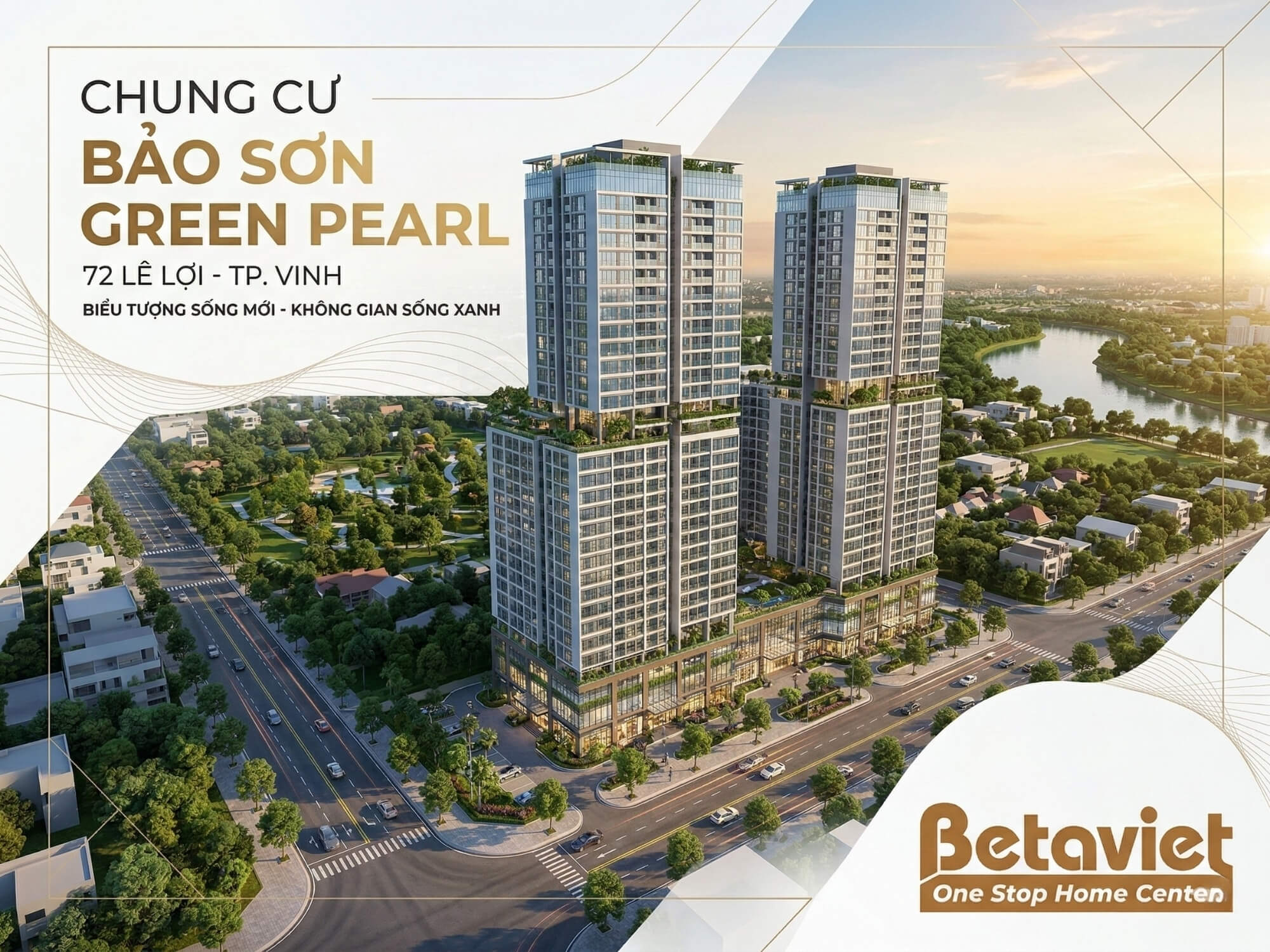 Chung Cư Bảo Sơn Green Pearl 72 Lê Lợi Vinh: Hướng Dẫn Thiết Kế Nội Thất Căn Hộ