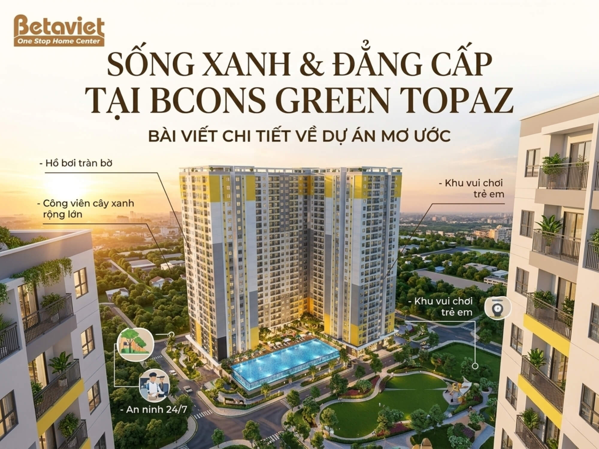 Chung Cư Bcons Green Topaz: Đánh Giá Thực Tế Từ Góc Nhìn Nội Thất 2026