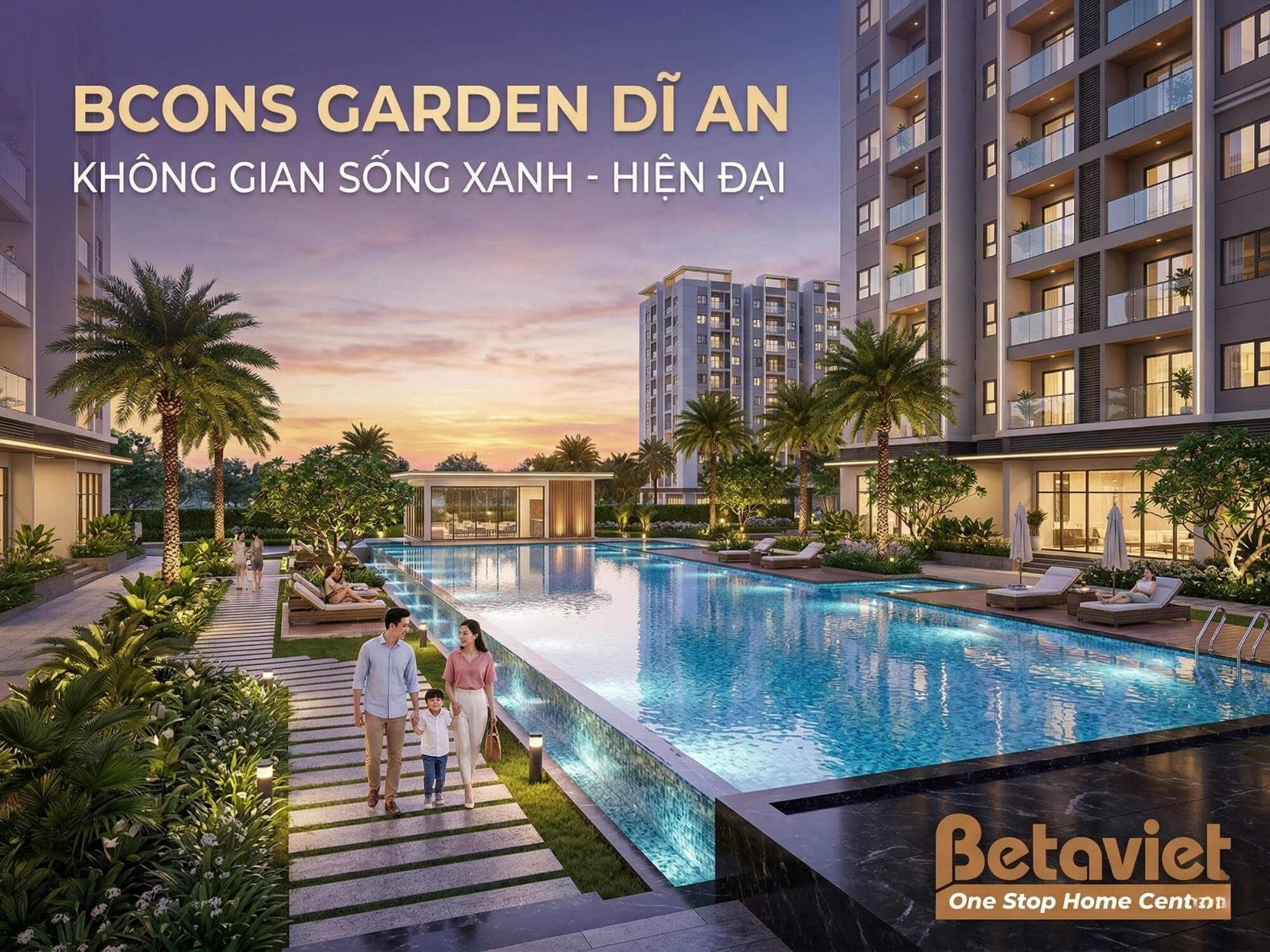 Chung Cư Bcons Garden Dĩ An: Giá Bán 2026 & Thiết Kế Nội Thất