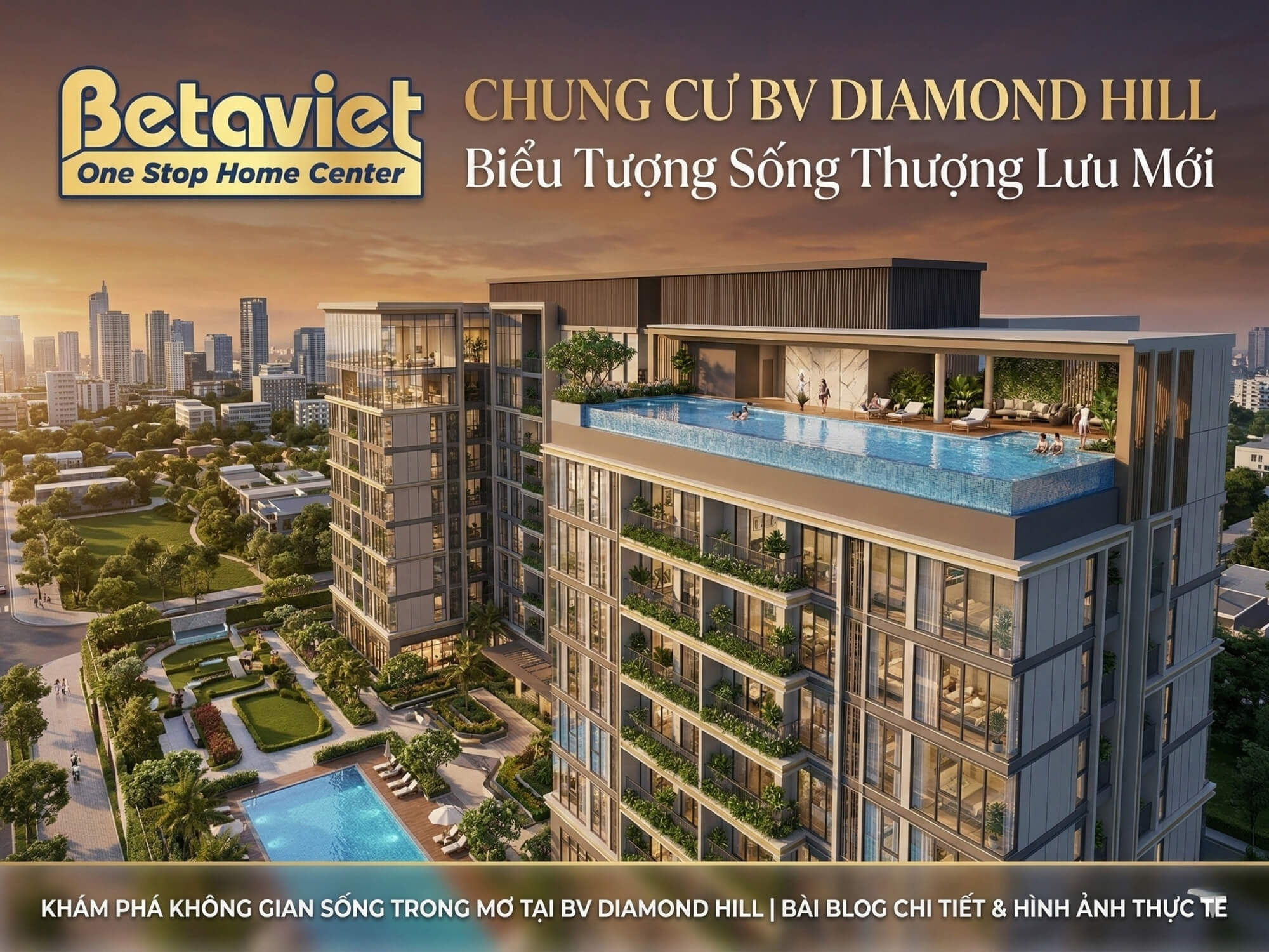 Chung Cư BV Diamond Hill: Đánh Giá Thiết Kế & Không Gian Sống 2026