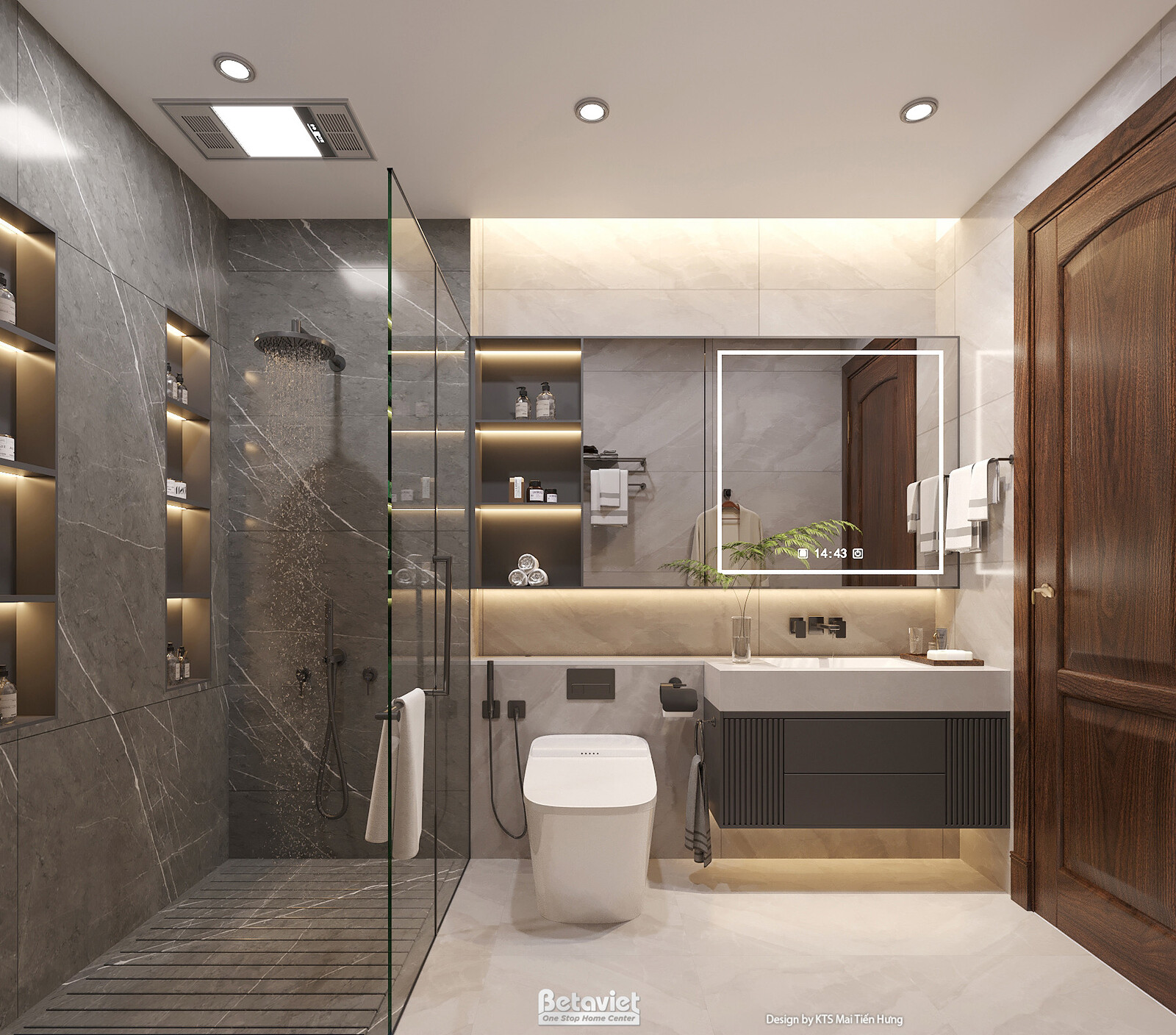 Nội thất phòng tắm biệt thự hiện đại NT2009120 – góc nhìn 5