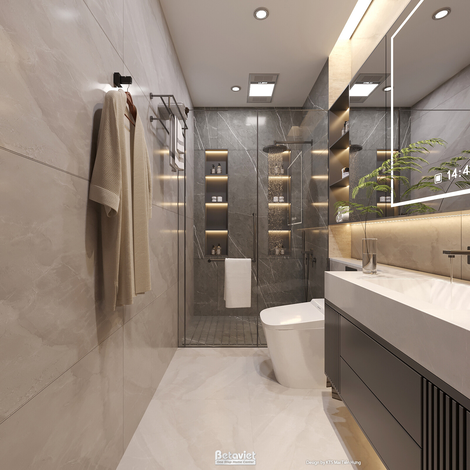 Nội thất phòng tắm biệt thự hiện đại NT2009120 – góc nhìn 6