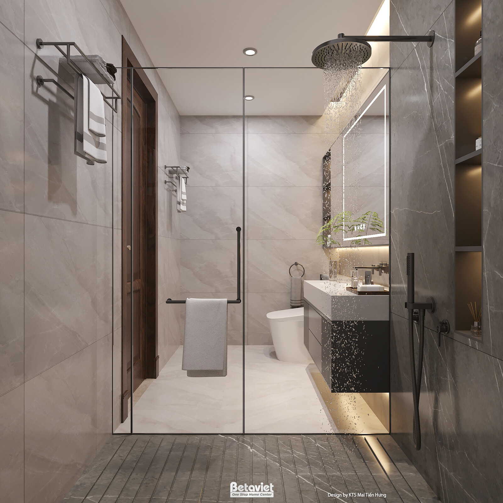 Nội thất phòng tắm biệt thự hiện đại NT2009120 – góc nhìn 8