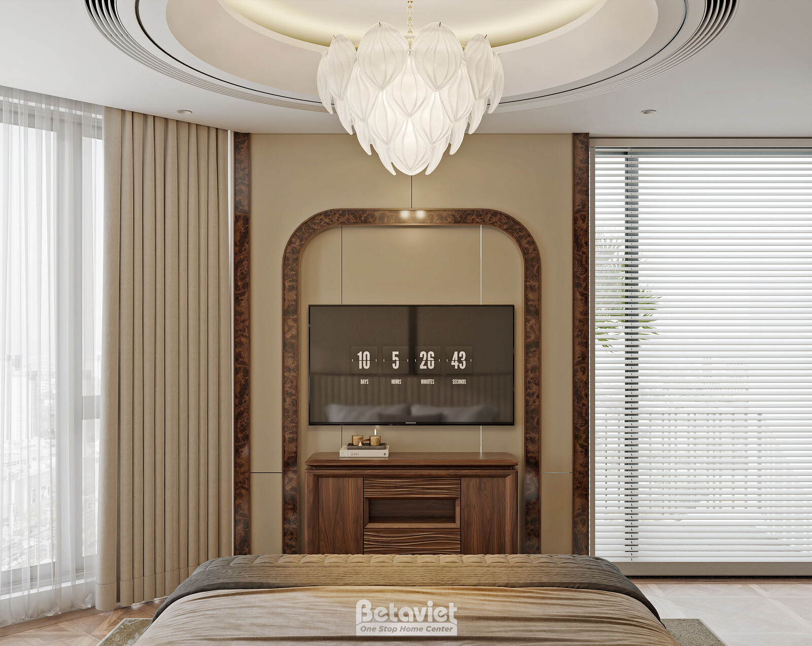Nội thất phòng ngủ biệt thự hiện đại NT2008251 – góc nhìn 12