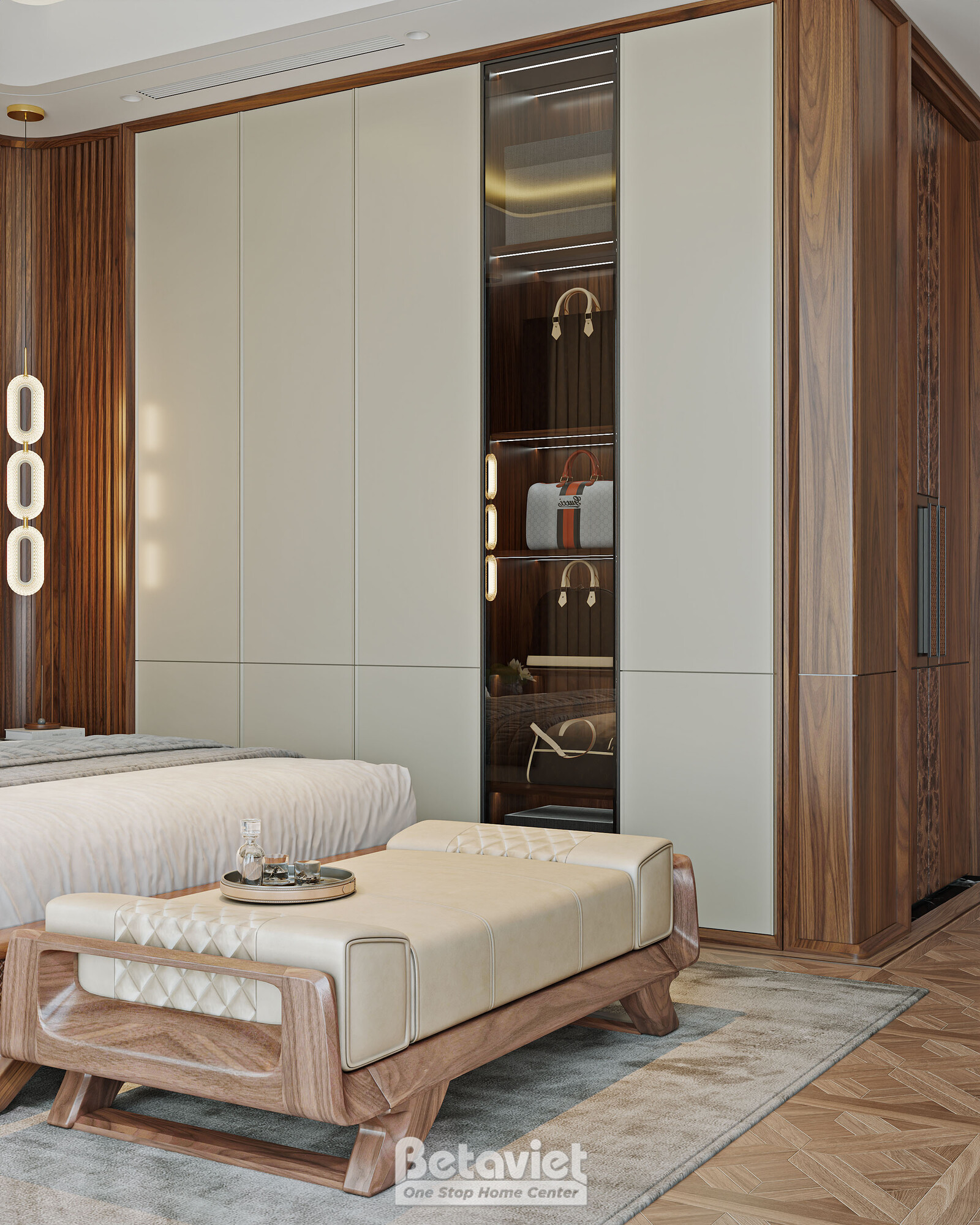 Nội thất phòng ngủ biệt thự hiện đại NT2008251 – góc nhìn 4