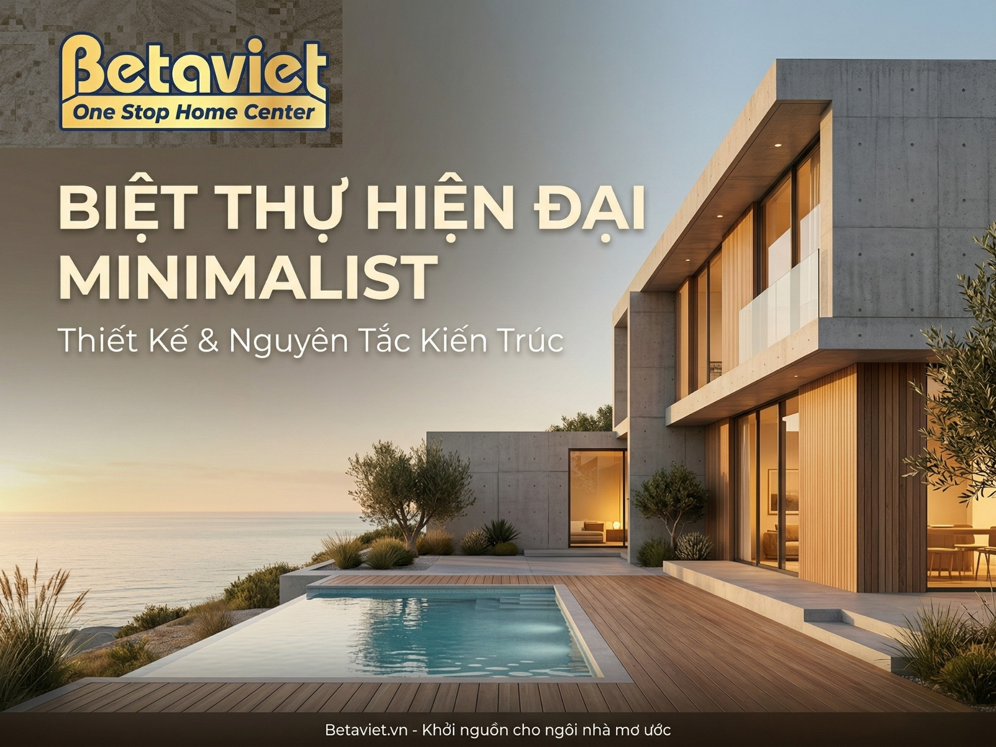 Biệt Thự Hiện Đại Minimalist: Thiết Kế & Nguyên Tắc Kiến Trúc
