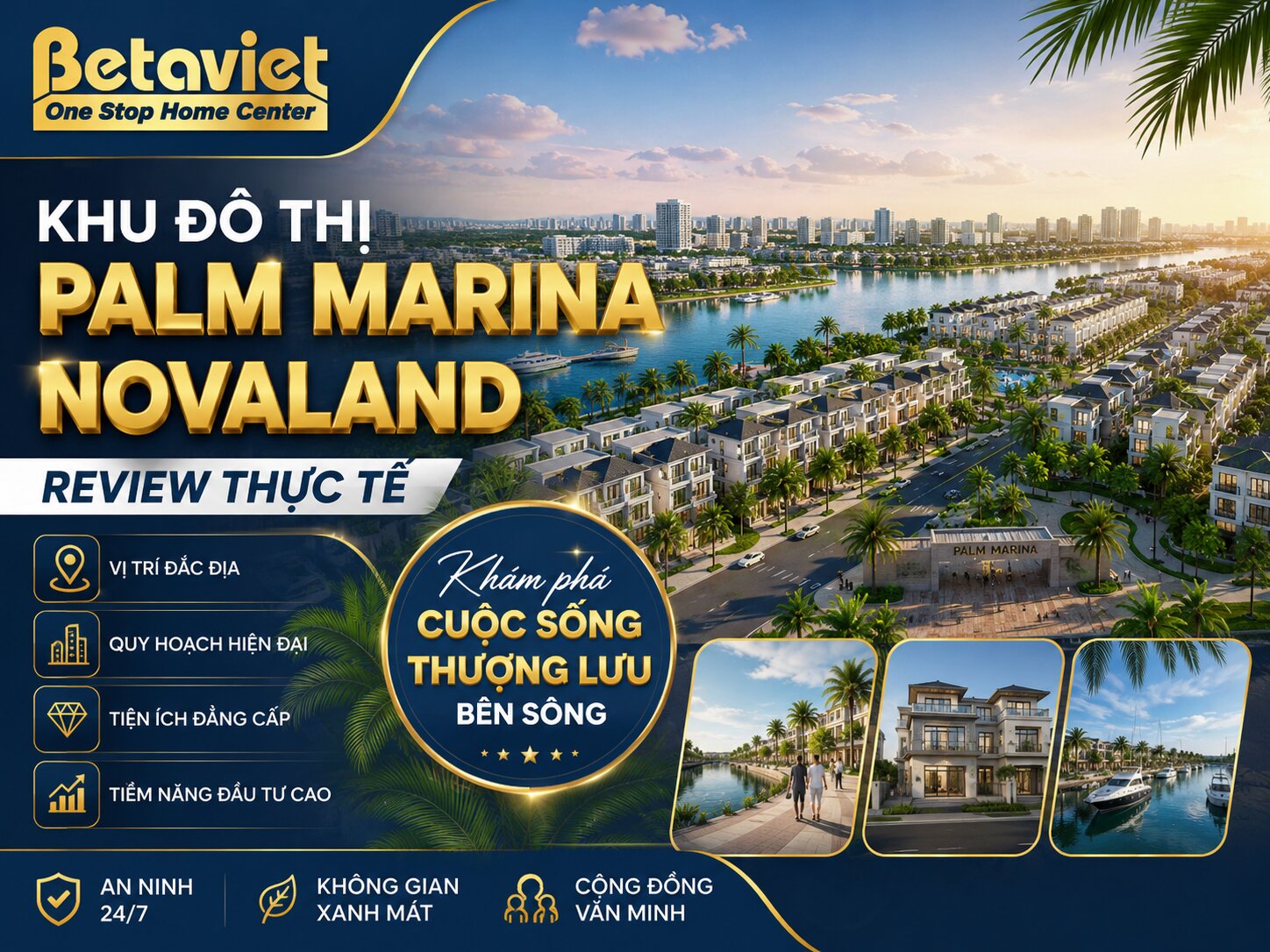 Khu Đô Thị Palm Marina Novaland: Review Thực Tế 2026