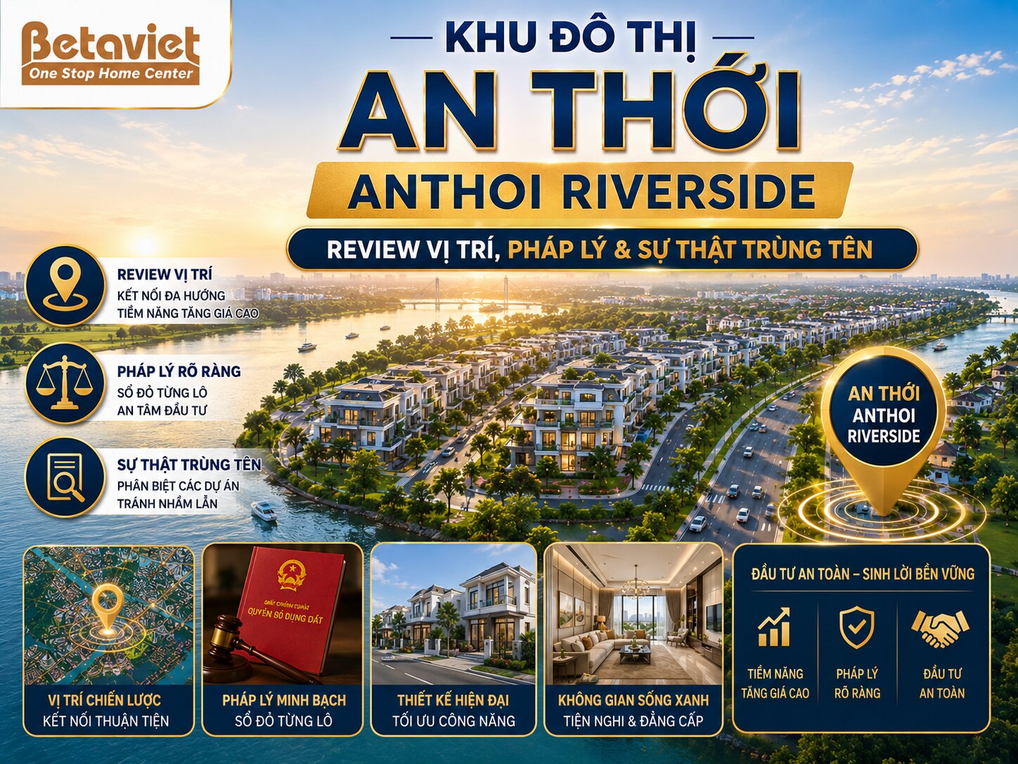 Khu Đô Thị An Thới – Anthoi Riverside: Review Vị Trí, Pháp Lý & Sự Thật Trùng Tên 2026