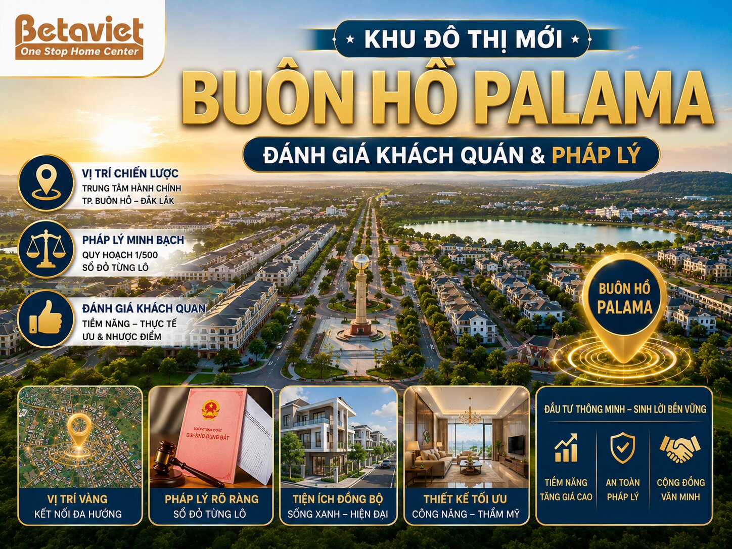 Khu đô thị mới Buôn Hồ Palama: Đánh giá khách quan & pháp lý 2026