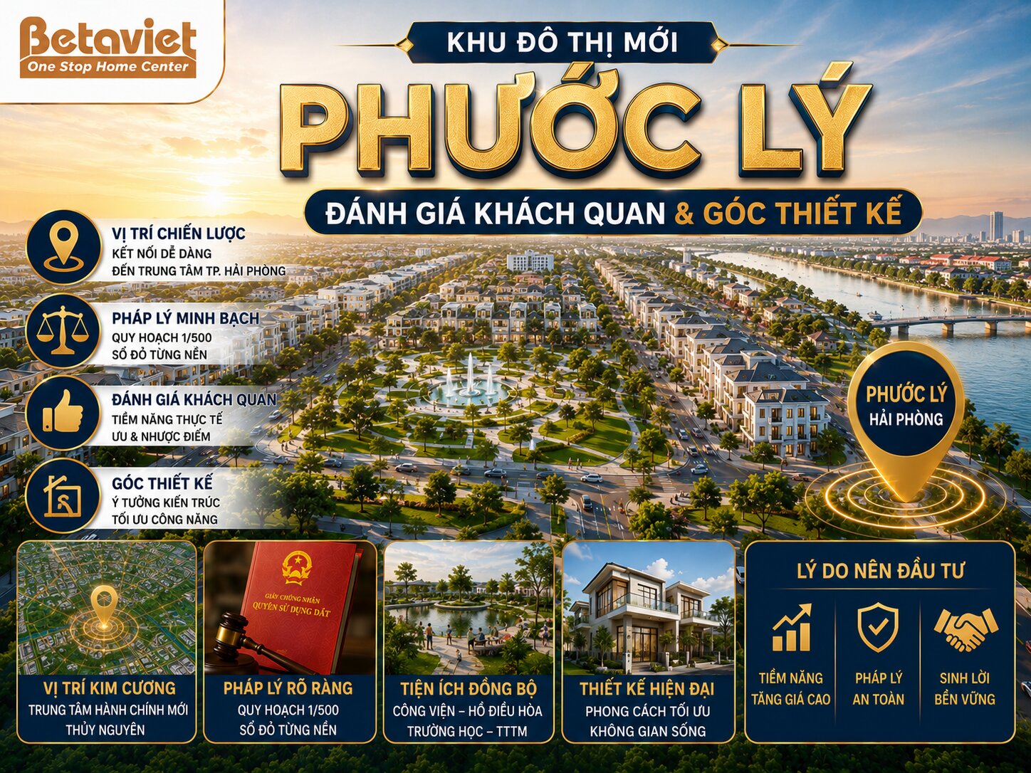 Khu đô thị mới Khu đô thị Phước Lý: Đánh giá khách quan & góc thiết kế 2026