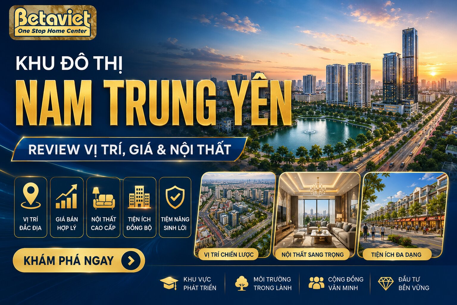 Khu Đô Thị Nam Trung Yên: Review Vị Trí, Giá & Nội Thất 2026