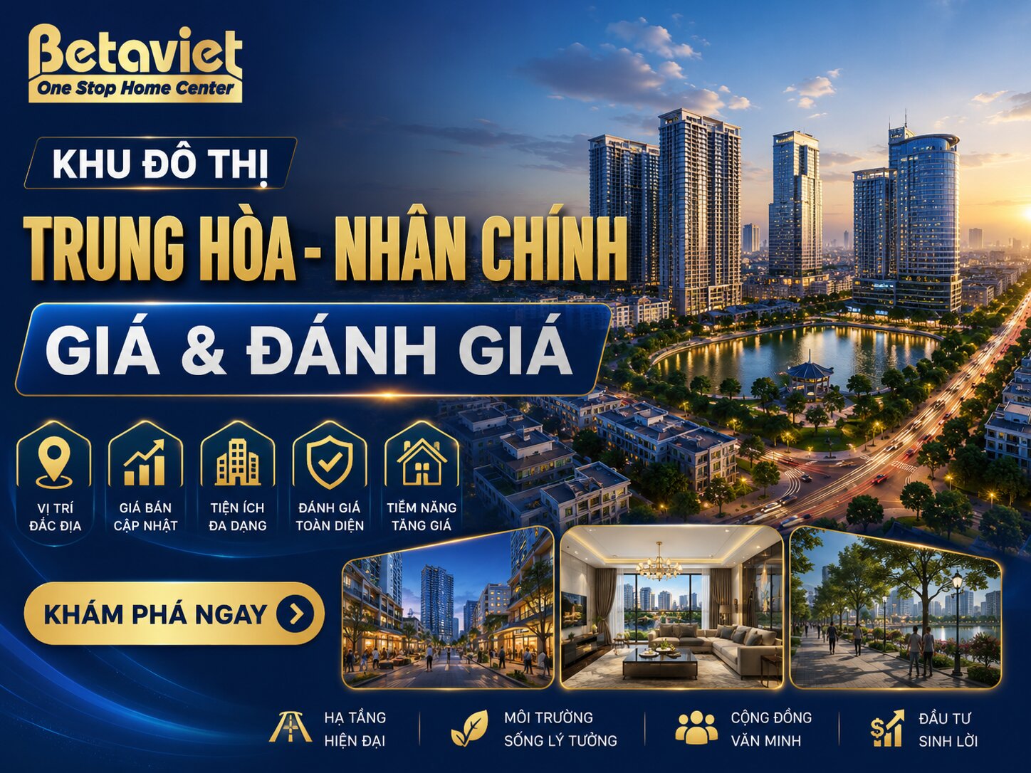 Khu Đô Thị Trung Hòa – Nhân Chính: Giá & Đánh Giá 2026