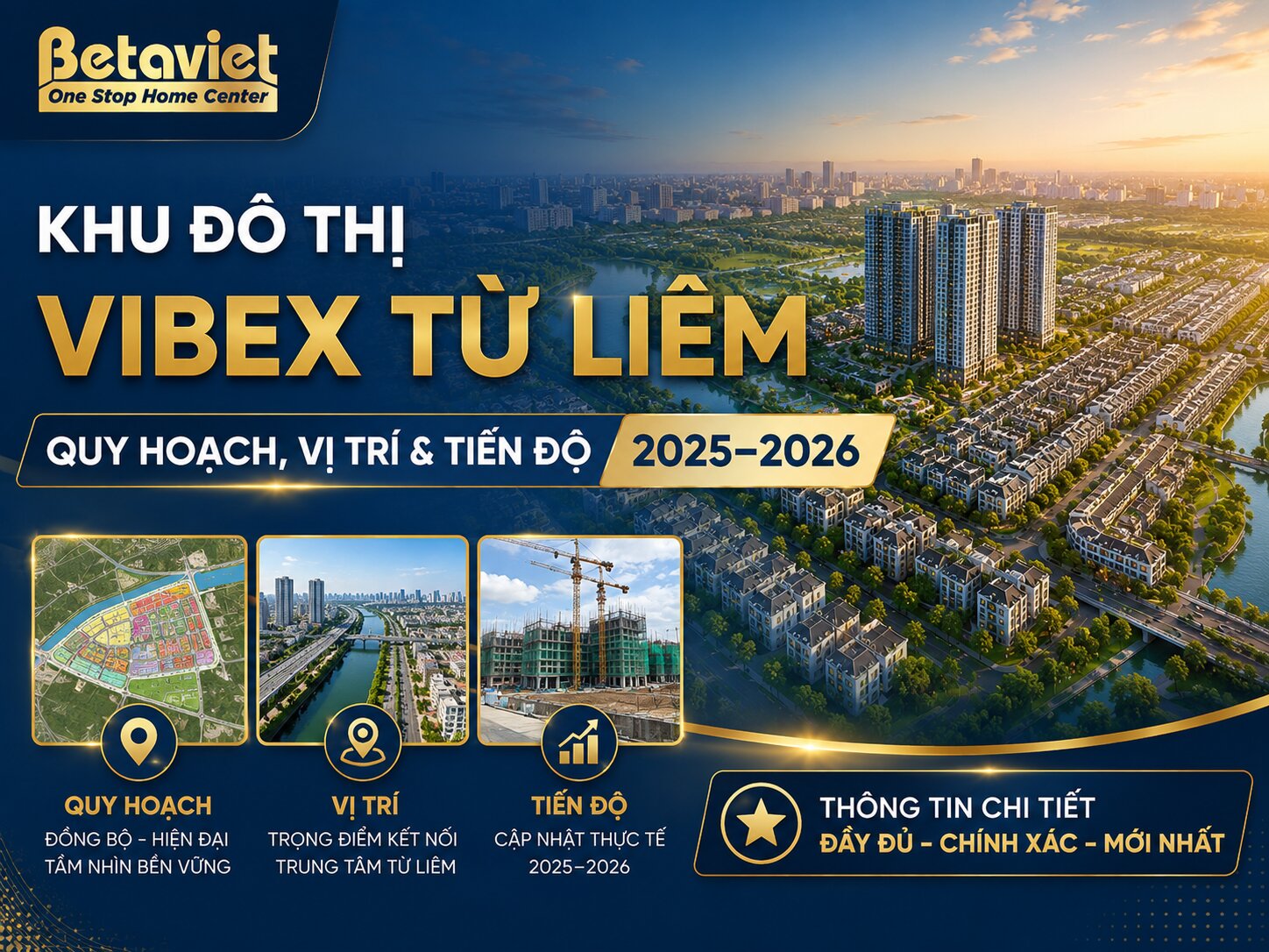 Khu Đô Thị Vibex Từ Liêm: Quy Hoạch, Vị Trí & Tiến Độ 2025 – 2026