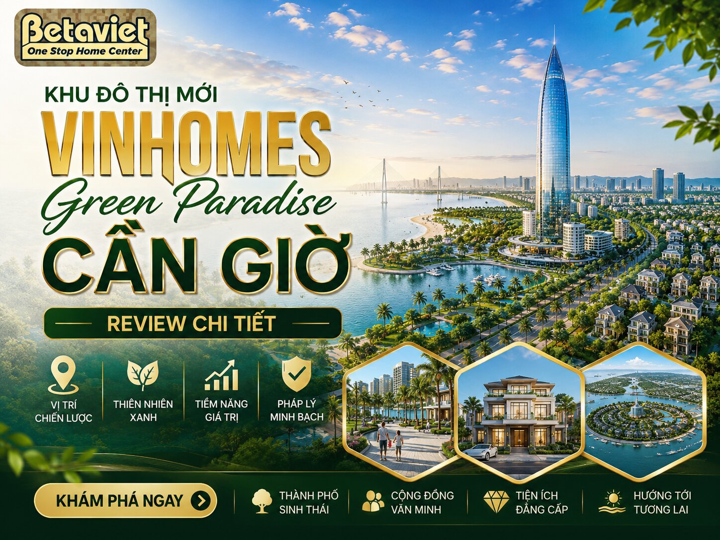 Khu Đô Thị Mới Vinhomes Green Paradise Cần Giờ: Review Chi Tiết 2026