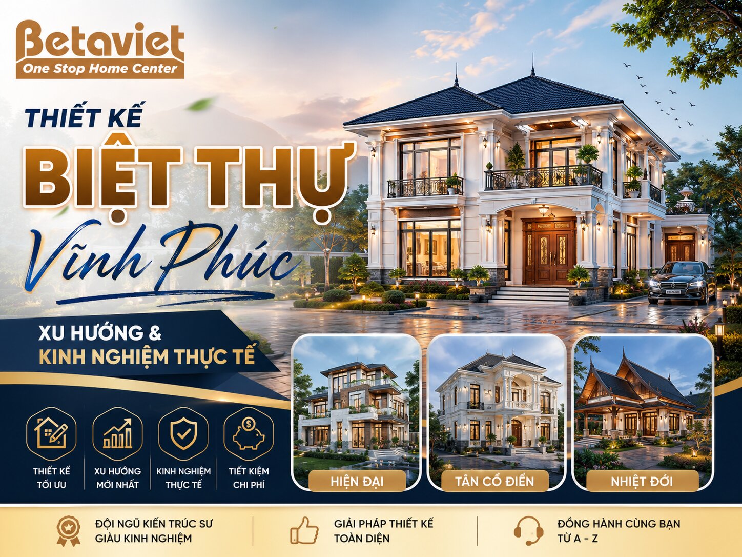 Thiết Kế Biệt Thự Vĩnh Phúc: Xu Hướng & Kinh Nghiệm Thực Tế
