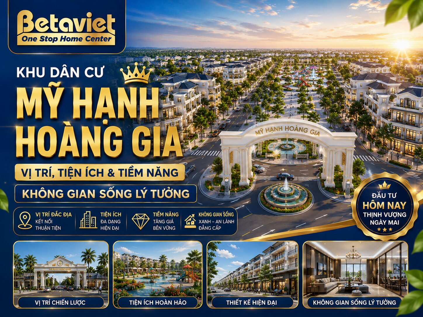 Khu Dân Cư Mỹ Hạnh Hoàng Gia: Vị Trí, Tiện Ích & Tiềm Năng Không Gian Sống [2026]