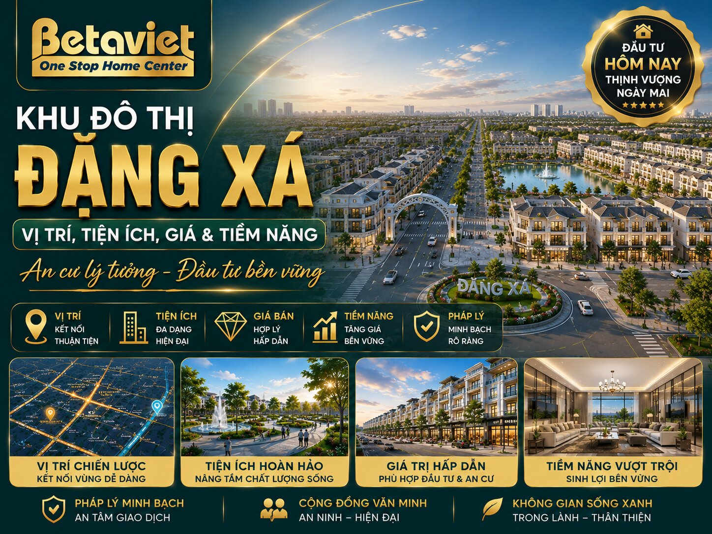 Khu Đô Thị Đặng Xá: Vị Trí, Tiện Ích, Giá & Tiềm Năng 2026