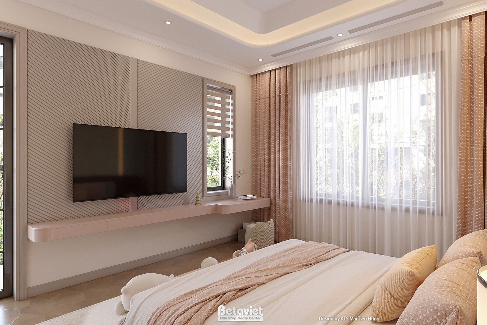 Nội thất phòng ngủ biệt thự hiện đại KT2009337 – góc nhìn 22