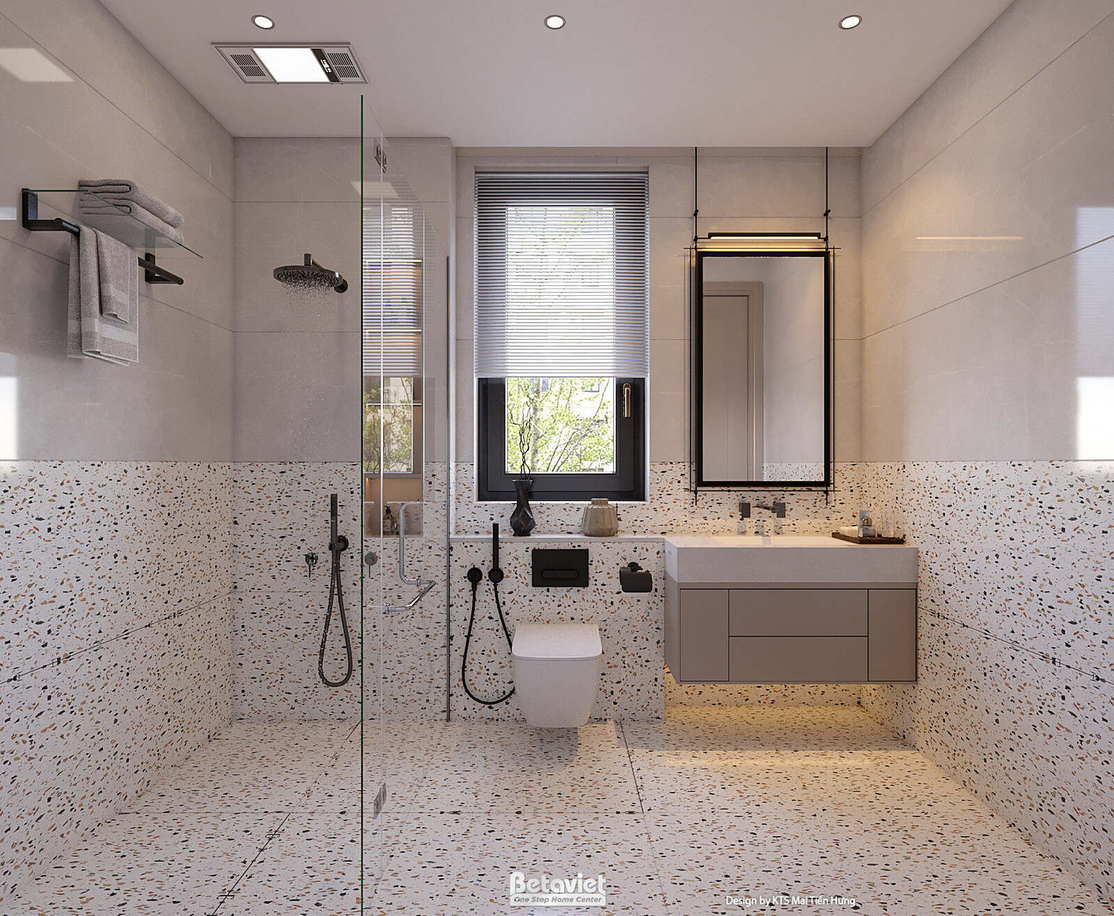 Nội thất phòng tắm biệt thự hiện đại KT2009337 – góc nhìn 6