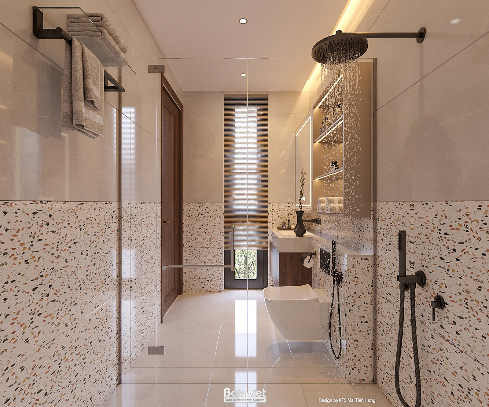 Nội thất phòng tắm biệt thự hiện đại KT2009337 – góc nhìn 11