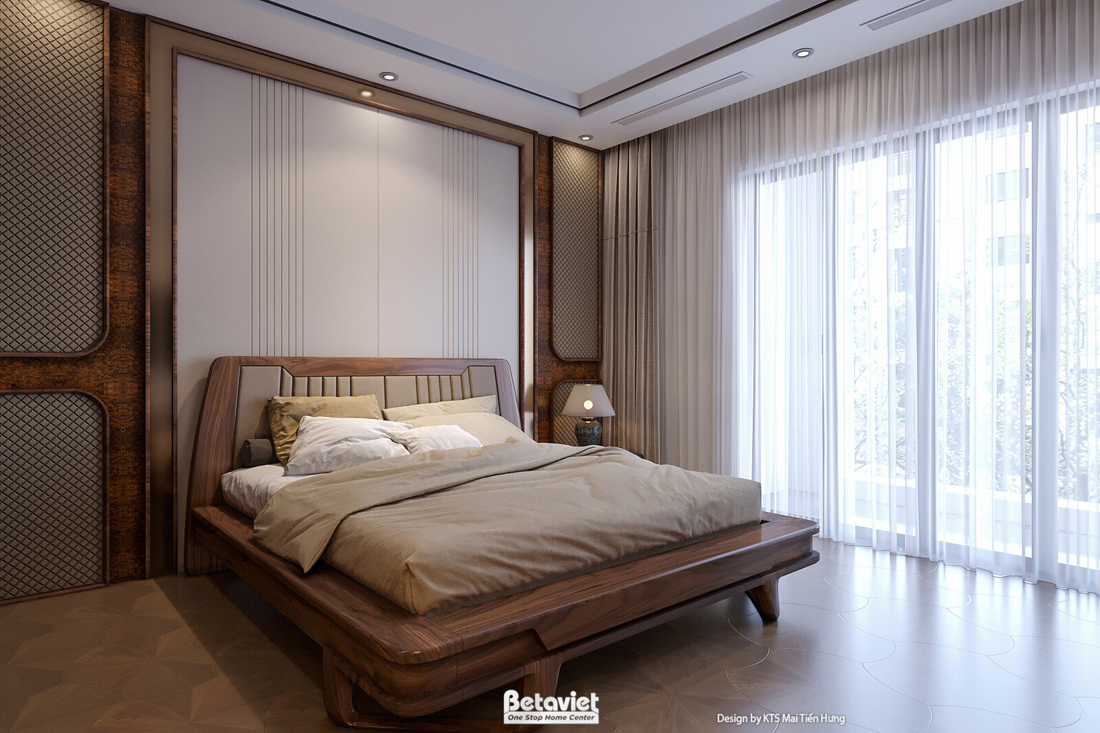 Nội thất phòng ngủ biệt thự hiện đại NT2000195 – góc nhìn 7